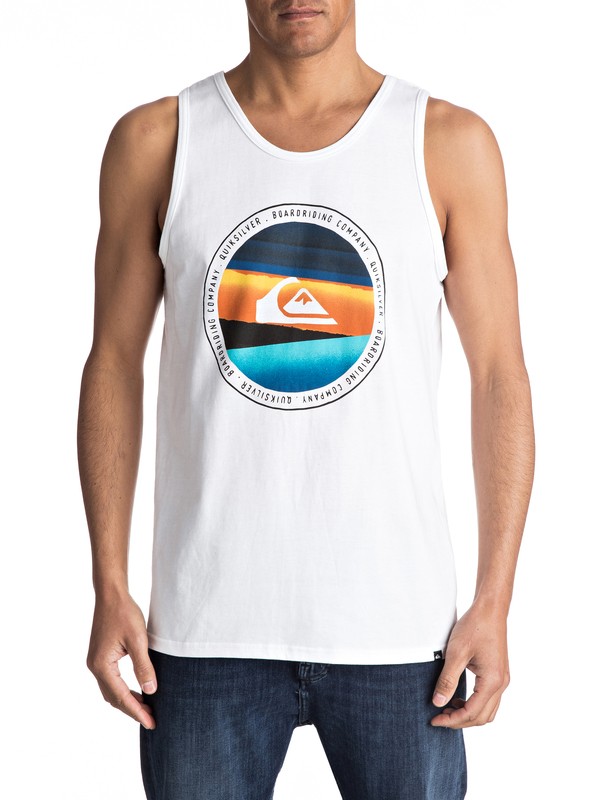 quiksilver, Last Tree Tank, WHITE (wbb0) 0 Last Tree Tank White AQYZT04780 Quiksilver