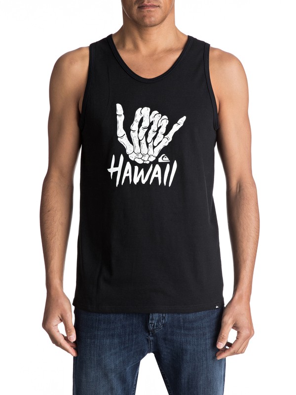 quiksilver, Shaka Bones Tank, BLACK (kvj0) 0 Shaka Bones Tank Black AQYZT04825 Quiksilver