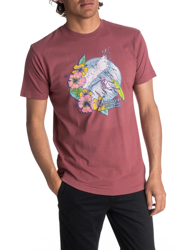quiksilver, Men's Skull Rip Tee, APPLE BUTTER (cph0) 0 Men's Skull Rip Tee Brown AQYZT05006 Quiksilver