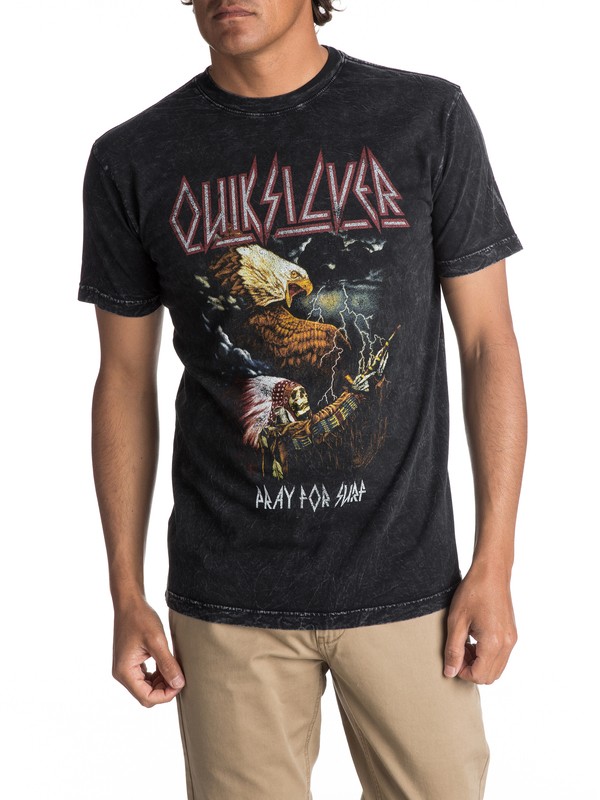 quiksilver, Men's Surf Rituals Tee, BLACK (kvj0) 0 Men's Surf Rituals Tee Black AQYZT05017 Quiksilver