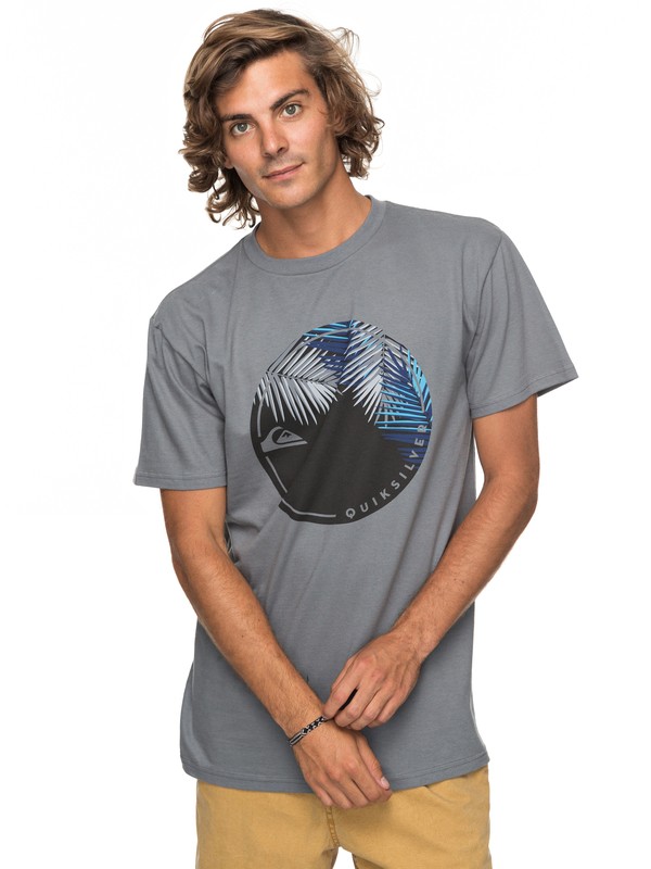 quiksilver, Hazy Daze Tee, QUIET SHADE (kze0) 0 Hazy Daze Tee Black AQYZT05122 Quiksilver