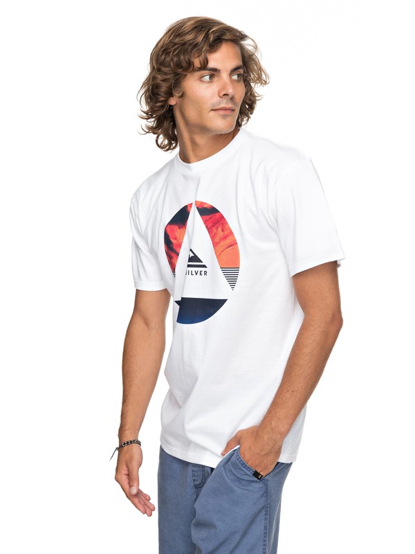 quiksilver, Fluid Turns Tee, WHITE (wbb0) 0 Fluid Turns Tee White AQYZT05124 Quiksilver