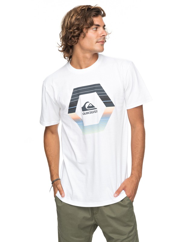 quiksilver, Astral Travel Tee, WHITE (wbb0) 0 Astral Travel Tee White AQYZT05126 Quiksilver
