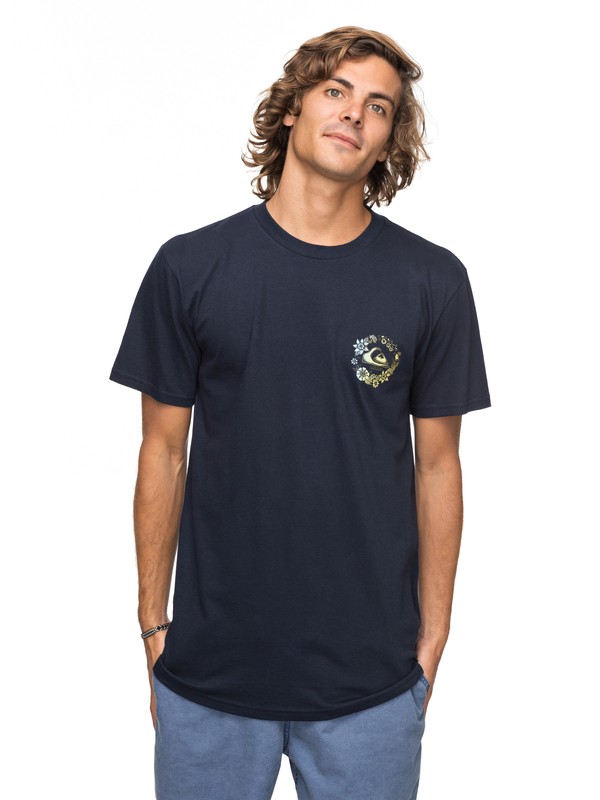 quiksilver, Bombay Tee, NAVY BLAZER (byj0) 0 Bombay Tee Blue AQYZT05137 Quiksilver