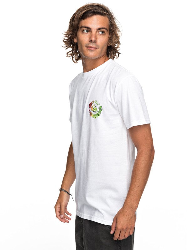 quiksilver, Bombay Tee, WHITE (wbb0) 0 Bombay Tee White AQYZT05137 Quiksilver