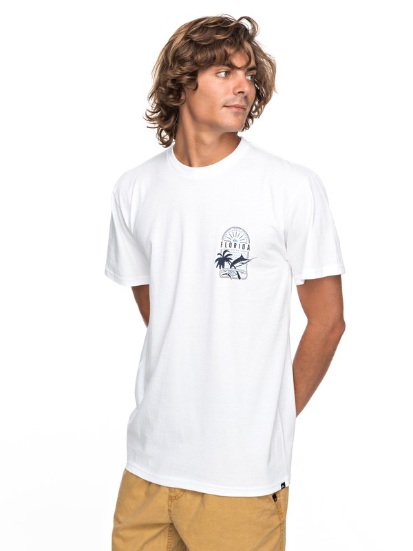 quiksilver, Saltwater Slave Tee, WHITE (wbb0) 0 Saltwater Slave Tee White AQYZT05143 Quiksilver