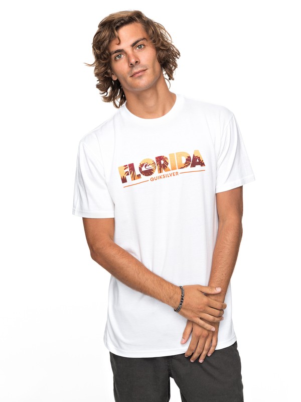 quiksilver, Panhandler Script Tee, WHITE (wbb0) 0 Panhandler Script Tee White AQYZT05145 Quiksilver