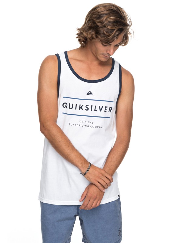 quiksilver, Reverso Surfo Tank, WHITE (wbb0) 0 Reverso Surfo Tank White AQYZT05162 Quiksilver