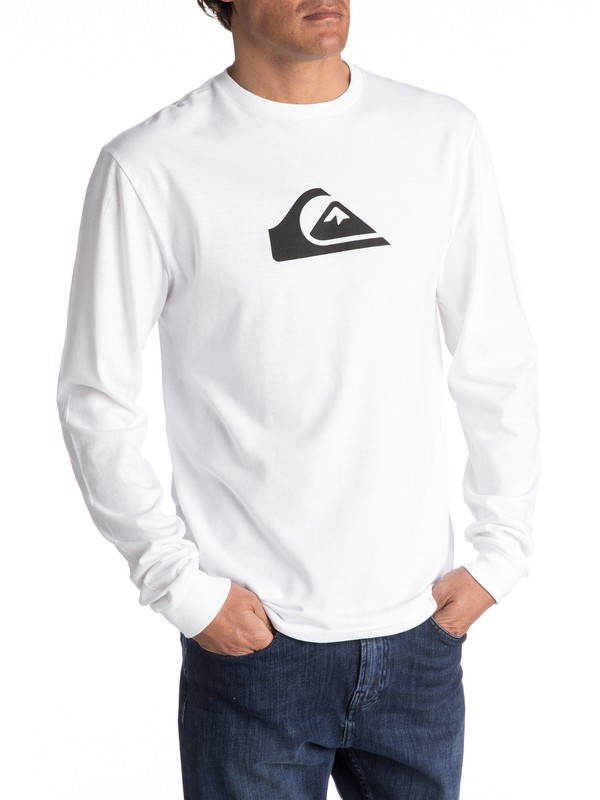 quiksilver, MW LS MU1, WHITE (wbb0) 0 MW LS MU1 White AQYZT05262 Quiksilver
