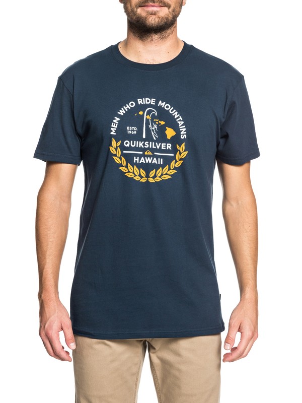 quiksilver, MWRM Legend - T-Shirt, NAVY BLAZER (byj0) 0 MWRM Legend - T-Shirt Blue AQYZT05495 Quiksilver