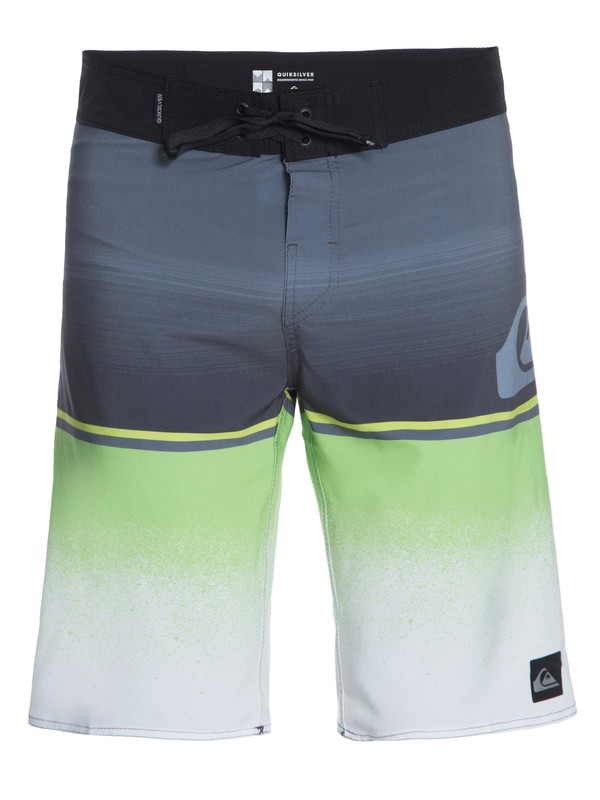 quiksilver, QK BOARDSHORT DIVISION LOGO SILVER, GREEN (grn) 0 QK BOARDSHORT DIVISION LOGO SILVER BR60012507 Quiksilver