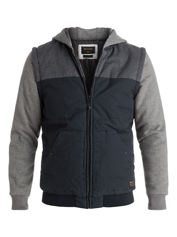 quiksilver, QK JAQUETA ESP MAIN MISSION IMP, TARMAC (kta0) 0 QK JAQUETA ESP MAIN MISSION IMP BR64451212 Quiksilver