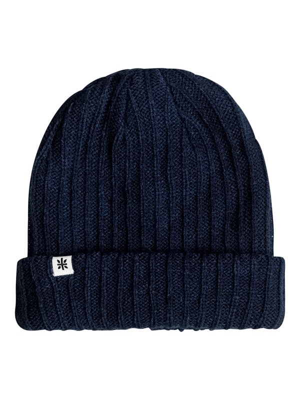 quiksilver, Boardriders Cuff Beanie, NAVY (nvy) 0 Boardriders Cuff Beanie Blue EEYHA03000 Quiksilver