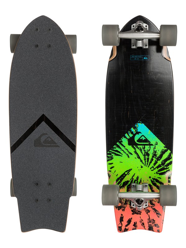 quiksilver, Black Traction - Skateboard, BLUE JEWEL (bns0) 0 Black Traction - Skateboard Blue EGLLSNWVUS Quiksilver