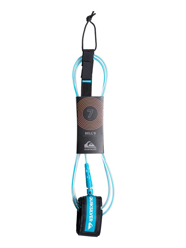 quiksilver, Bell's - 7'0 Surf Leash, HAWAIIAN OCEAN (bmj0) 0 Bell's - 7'0 Surf Leash Blue EGLQSLHBEL Quiksilver