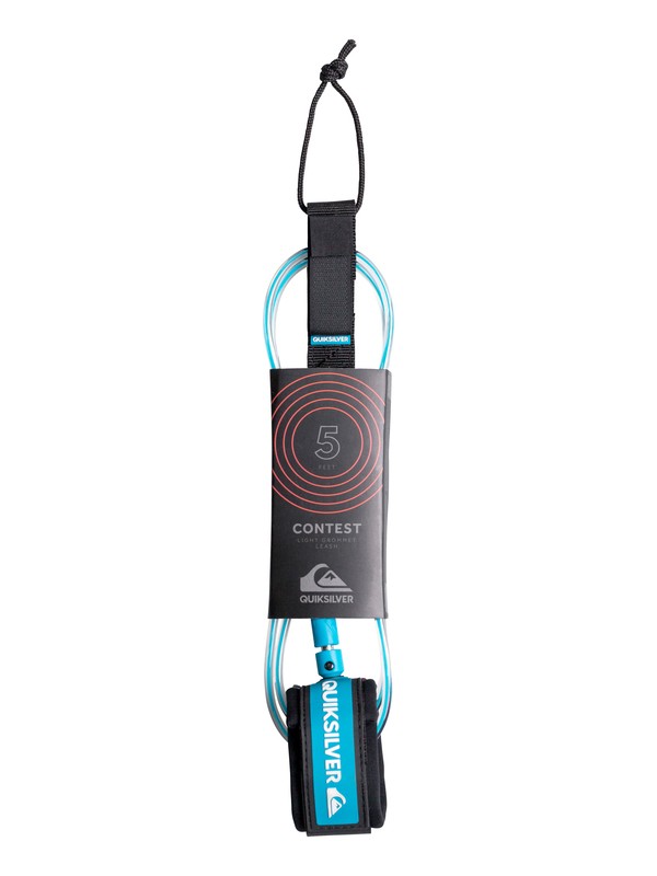 quiksilver, The Contest Surf Leash - Leash de surf, HAWAIIAN OCEAN (bmj0) 0 The Contest Surf Leash - Leash de surf EGLQSLHCST Quiksilver