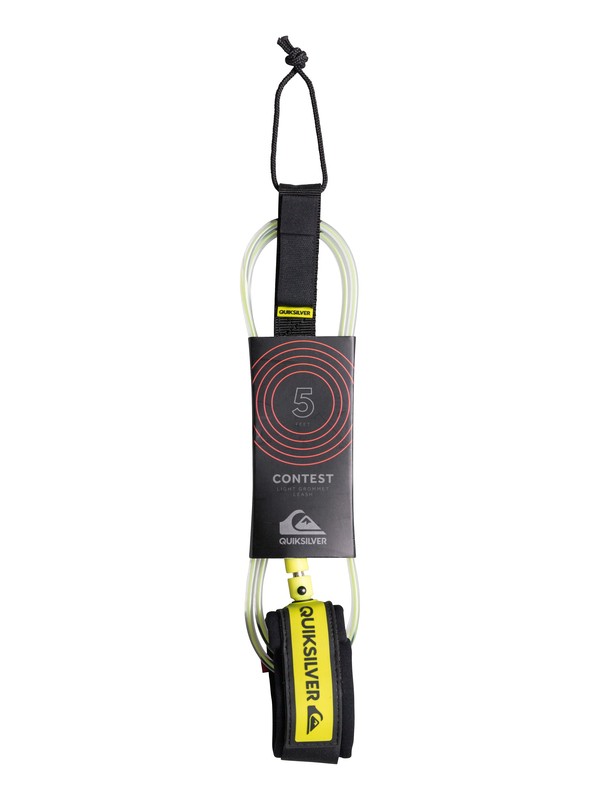 quiksilver, The Contest Surf Leash - Surf Leash, SULPHUR SPRING (ggp0) 0 The Contest Surf Leash - Surf Leash Green EGLQSLHCST Quiksilver