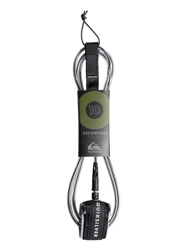 quiksilver, Escondido - 10'0 Surf Leash, BLACK (kva0) 0 Escondido - 10'0 Surf Leash EGLQSLHESC Quiksilver