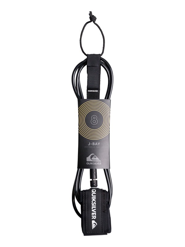 quiksilver, J-Bay - 8'0 Surf Leash, BLACK (kva0) 0 J-Bay - 8'0 Surf Leash EGLQSLHJBY Quiksilver