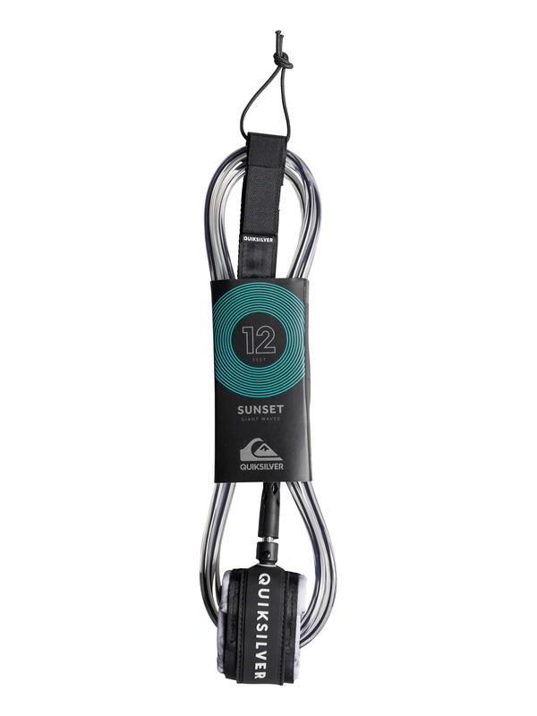 quiksilver, Sunset - 12'0 Surf Leash, BLACK (kva0) 0 Sunset - 12'0 Surf Leash EGLQSLHSNS Quiksilver