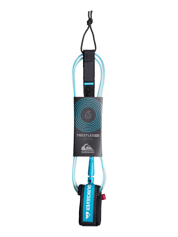 quiksilver, The Trestles Pro Surf Leash - Leash de surf, HAWAIIAN OCEAN (bmj0) 0 The Trestles Pro Surf Leash - Leash de surf EGLQSLHTRP Quiksilver