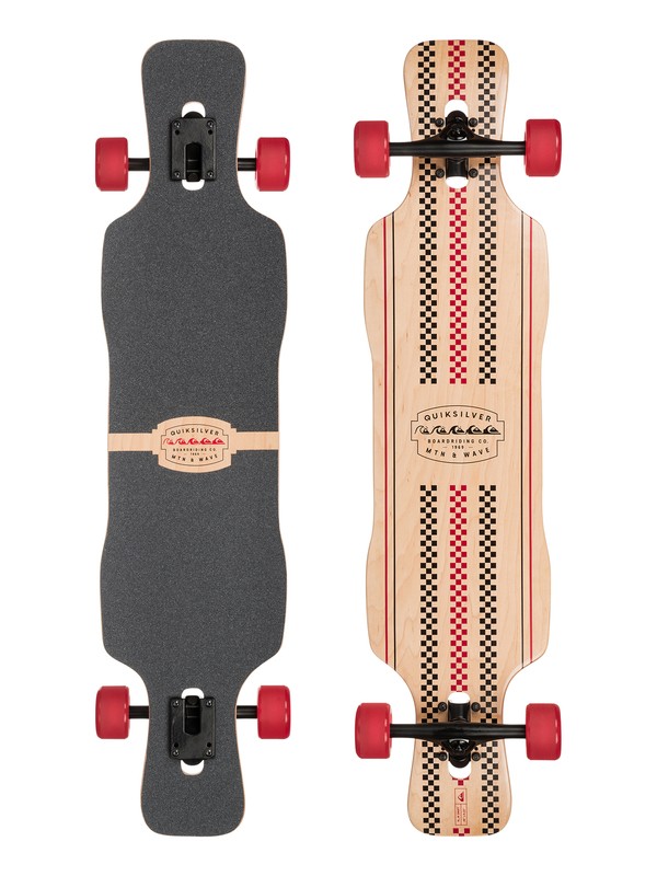 quiksilver, Black Drift - Skateboard, STOAT (cnk0) 0 Black Drift - Skateboard EGLQSLSDRT Quiksilver