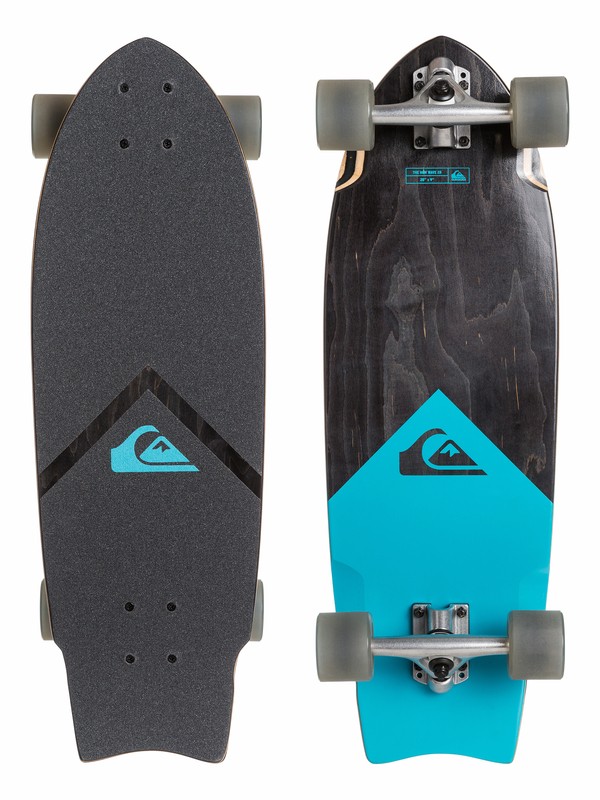 quiksilver, Black Traction - Skateboard, NEON BLUE (bmj0) 0 Black Traction - Skateboard EGLQSLSNWV Quiksilver