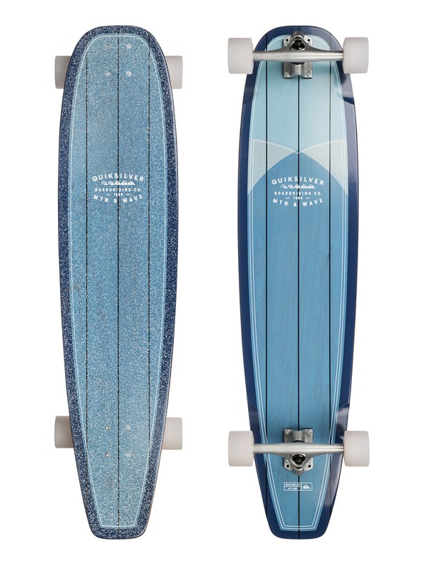 quiksilver, Blue Rapa Nui - Skateboard, BLUE IRIS/HEATHER BLUE (xbbb) 0 Blue Rapa Nui - Skateboard Bleu EGLQSLSRPN Quiksilver