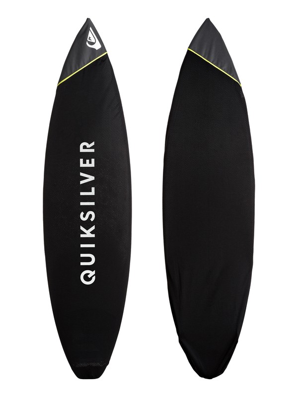 quiksilver, 6'0 - Mesh Surfboard Sock, BLACK (kvj0) 0 6'0 - Mesh Surfboard Sock EGLSSKMH60 Quiksilver