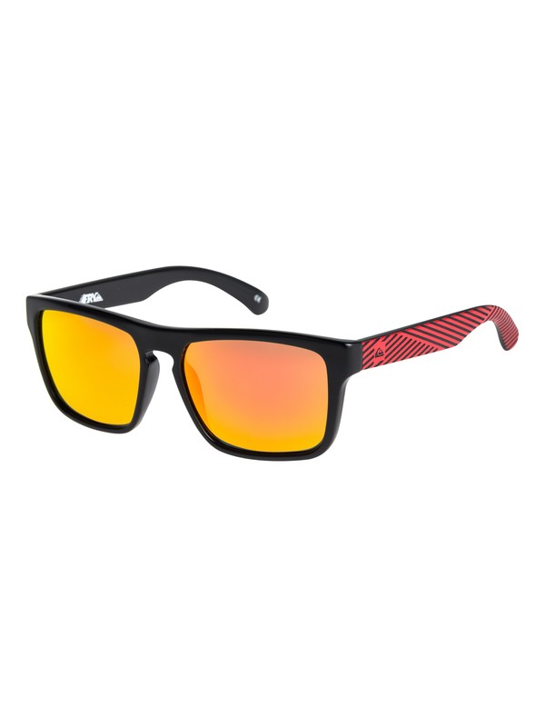 quiksilver, Small Fry - Lunettes de soleil, BLACK-RED/ML RED (xkrr) 0 Small Fry - Lunettes de soleil Multicouleurs EKS4077 Quiksilver