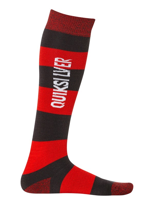 quiksilver, Steady Socks Youth, SMITH FIERY RED (rqf1) 0 Steady Socks Youth EQBAA00006 Quiksilver