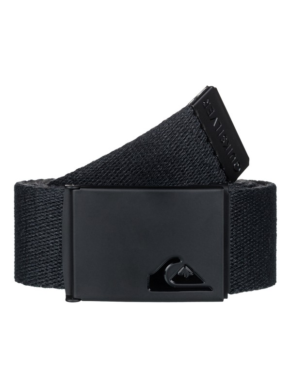 quiksilver, The Jam - Reversible Webbing Belt, BLACK (kvj0) 0 The Jam - Reversible Webbing Belt Black EQBAA03044 Quiksilver