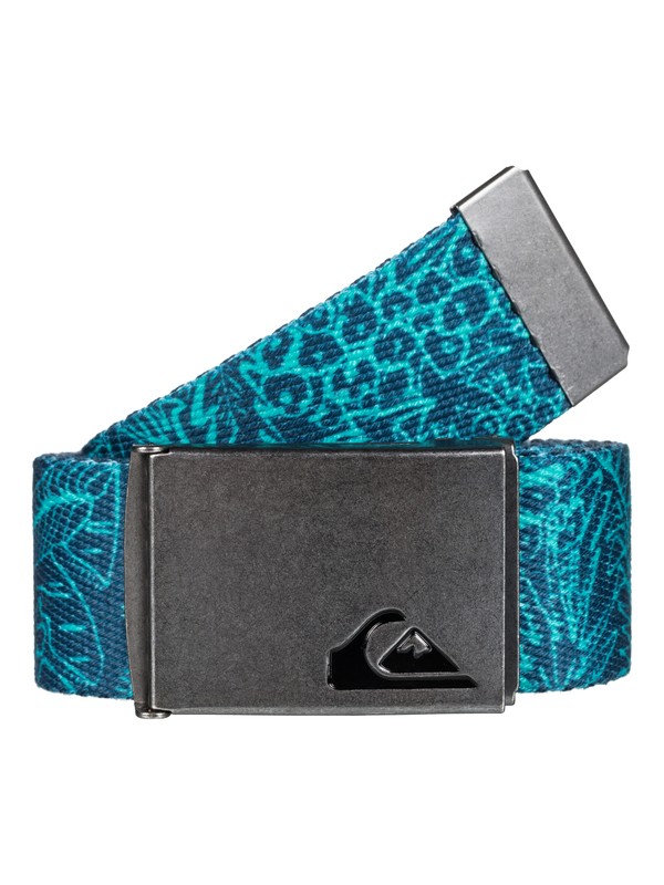 quiksilver, The Jam - Ceinture en tissu réversible, MEDIEVAL BLUE (bte0) 0 The Jam - Ceinture en tissu réversible Bleu EQBAA03045 Quiksilver
