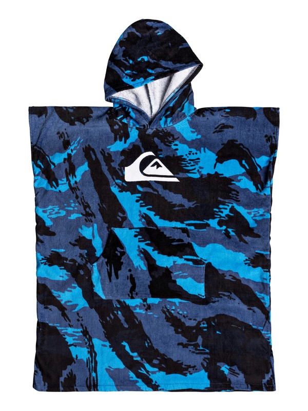 quiksilver, Quiksilver - Hooded Towel, NAVY BLAZER (byj0) 0 Quiksilver - Hooded Towel Blue EQBAA03051 Quiksilver