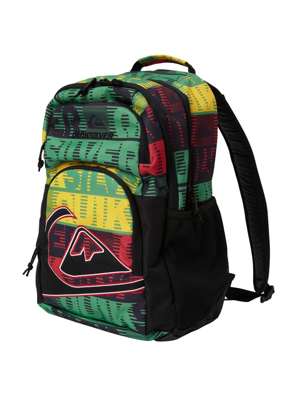 quiksilver, Subsonic Backpack, COMP WORD STRIPE BLACK (kvj4) 0 Subsonic Backpack EQBBP00008 Quiksilver