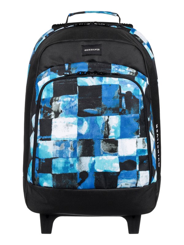quiksilver, Wheelie Chompine 12L - Cartable à roulettes, TURKISH SEA RESIN CHECK (bqs6) 0 Wheelie Chompine 12L - Cartable à roulettes Bleu EQBBP03033 Quiksilver