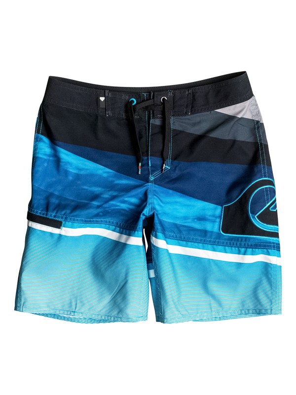 quiksilver, Slash Logo Vee 16" - Boardshort, ESTATE BLUE (bsw6) 0 Slash Logo Vee 16" - Boardshort EQBBS03130 Quiksilver