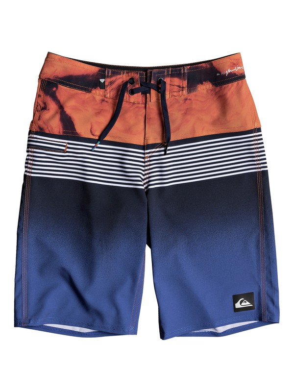 quiksilver, Boys 8-16 Highline Lava Division 19" - Boardshorts, NAVY BLAZER (byj6) 0 Boys 8-16 Highline Lava Division 19" - Boardshorts Blue EQBBS03232 Quiksilver