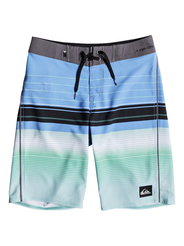 quiksilver, Boys 8 -16 Highlinesion 19" Boardshorts, BONNIE BLUE (bjb6) 0 Boys 8 -16 Highlinesion 19" Boardshorts EQBBS03237 Quiksilver