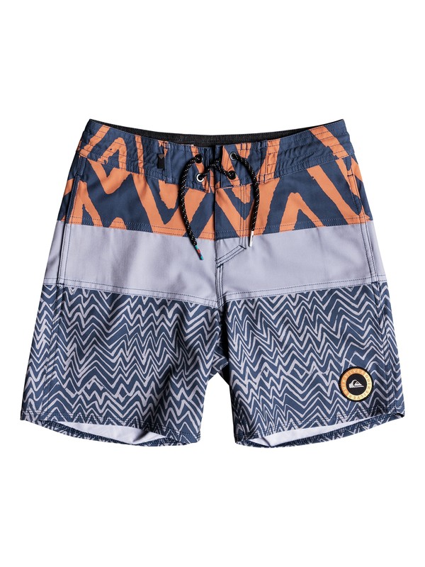 quiksilver, Boys 8 -16 Techtonics 18" Volley Boardshorts, SILVER SCONCE (szm6) 0 Boys 8 -16 Techtonics 18" Volley Boardshorts Grey EQBBS03250 Quiksilver