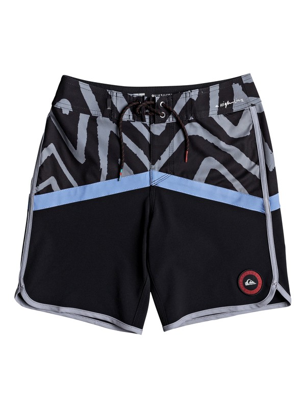 quiksilver, HIGHLINE TECHTONICS YOUTH 16, REAL TEAL (bpr6) 0 HIGHLINE TECHTONICS YOUTH 16 Blue EQBBS03257 Quiksilver