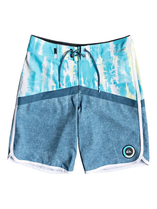 quiksilver, Boys 8-16 Highline Fortune 17" - Boardshorts, CYAN BLUE (bkv6) 0 Boys 8-16 Highline Fortune 17" - Boardshorts Blue EQBBS03277 Quiksilver
