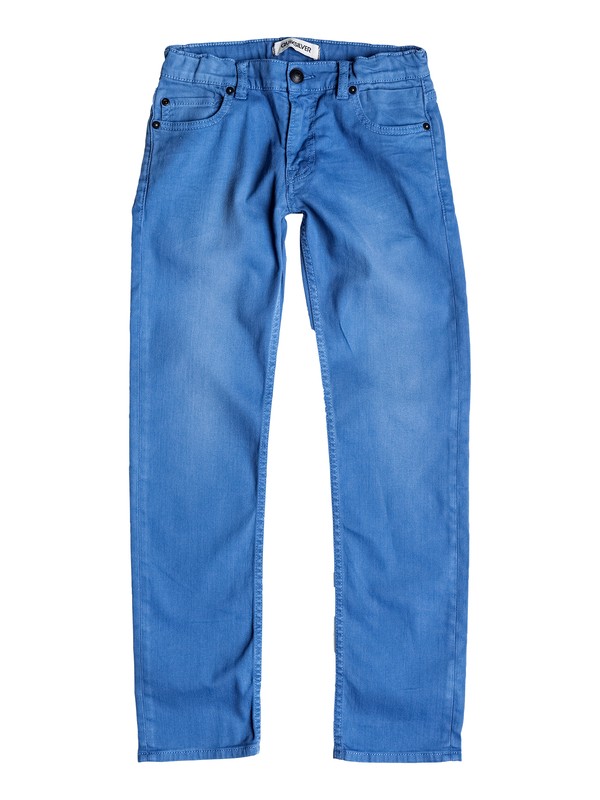quiksilver, Distorsion Colors - Jean coupe slim, FEDERAL BLUE (bnc0) 0 Distorsion Colors - Jean coupe slim EQBDP03068 Quiksilver