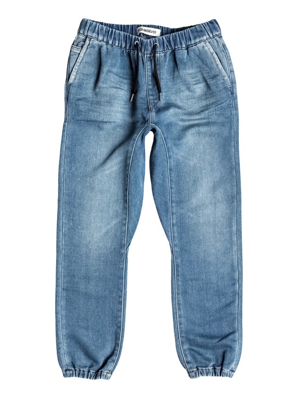quiksilver, Fonic Denim Fleece - Slim Fit Jeans, WORN WASH (bnqw) 0 Fonic Denim Fleece - Slim Fit Jeans EQBDP03087 Quiksilver