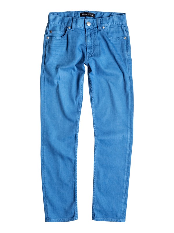 quiksilver, Distorsion Colors - Jean coupe slim, STAR SAPPHIRE (bnj0) 0 Distorsion Colors - Jean coupe slim Bleu EQBDP03098 Quiksilver