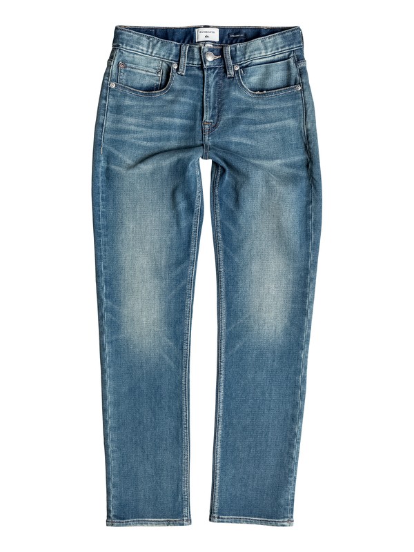 quiksilver, Revolver Stormy Blue - Jean coupe droite, STORMY BLUE (bqkw) 0 Revolver Stormy Blue - Jean coupe droite Bleu EQBDP03100 Quiksilver