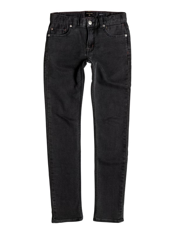 quiksilver, Distorsion Fleece Grey - Jean slim en jersey denim, LOW GREY (kzew) 0 Distorsion Fleece Grey - Jean slim en jersey denim EQBDP03125 Quiksilver