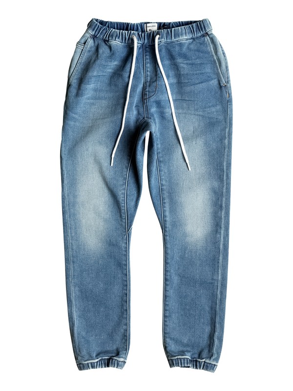 quiksilver, Fonic Creamy - Pantalón De Chandal Vaquero Corte Pitillo, CREAMY (byhw) 0 Fonic Creamy - Pantalón De Chandal Vaquero Corte Pitillo Azul EQBDP03127 Quiksilver