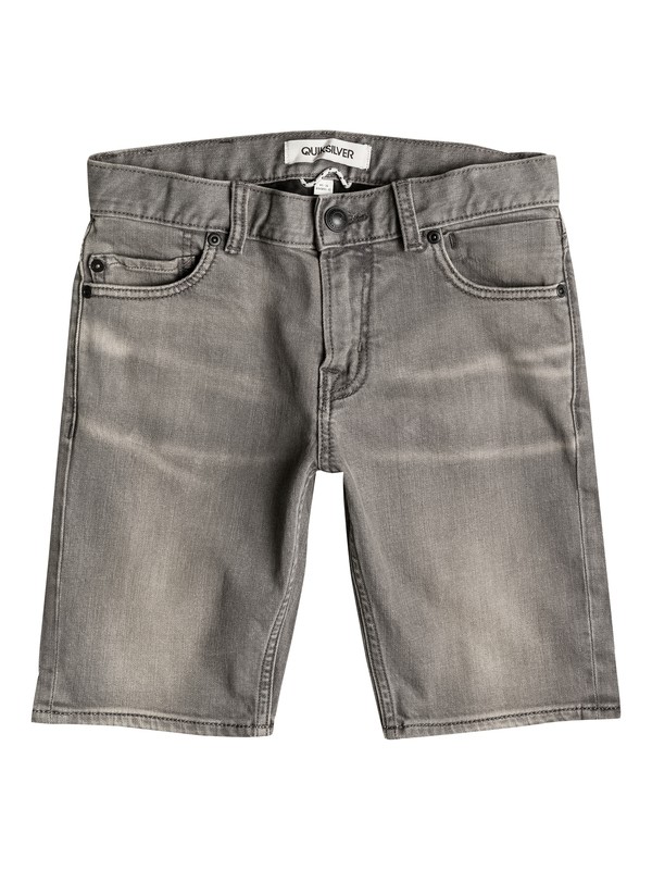 quiksilver, Distorsion Light Grey - Denim-Shorts, LIGHT GREY (sjpw) 0 Distorsion Light Grey - Denim-Shorts EQBDS03024 Quiksilver