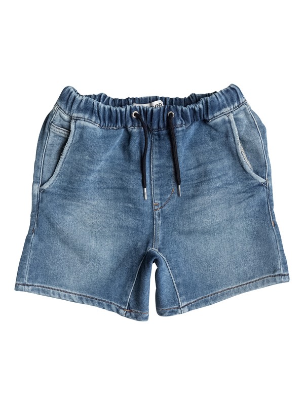 quiksilver, Fonic Denim Fleece - Denim Shorts, WORN WASH (bnqw) 0 Fonic Denim Fleece - Denim Shorts EQBDS03027 Quiksilver